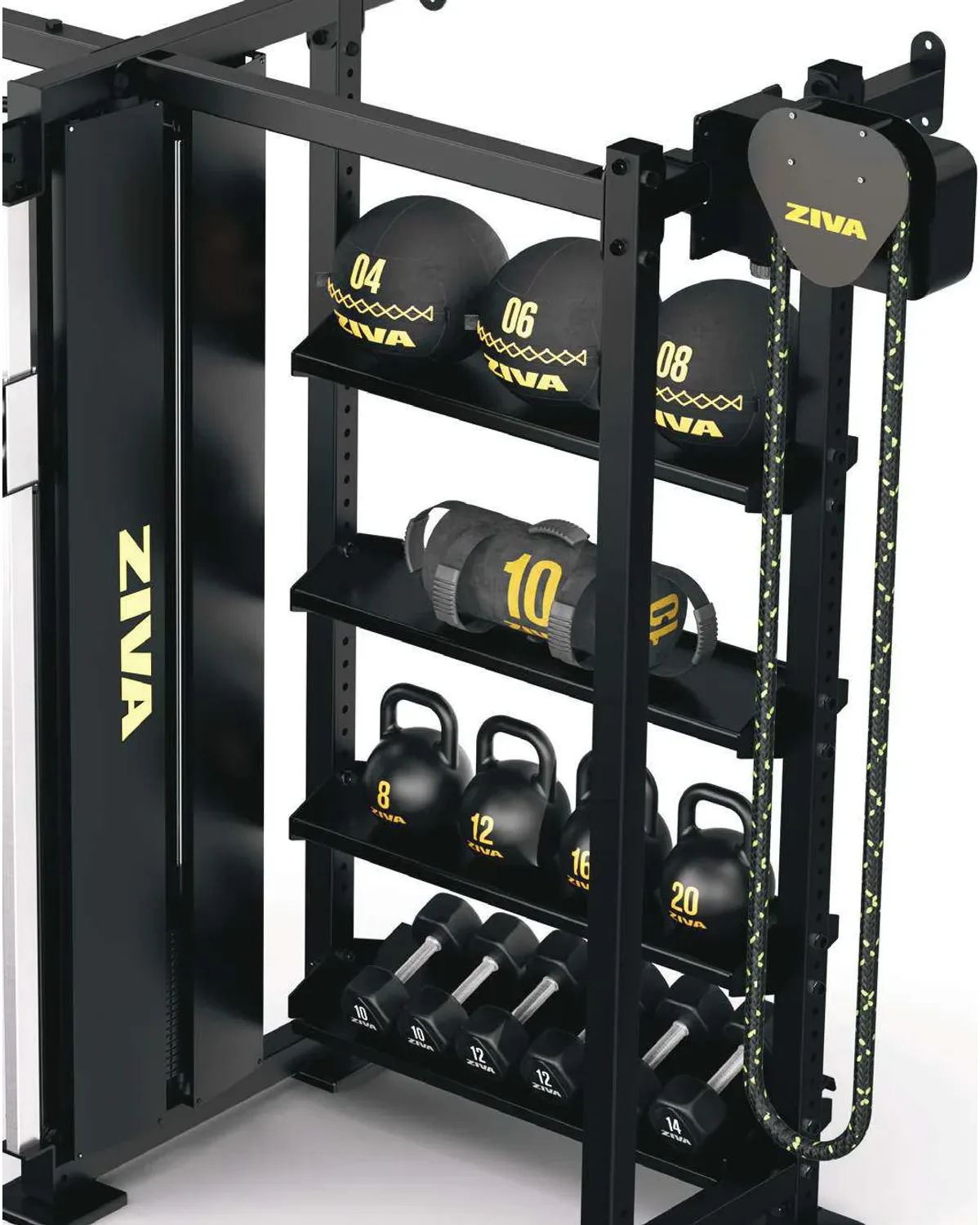 Hệ thống wall functional training với đầy đủ phụ kiện