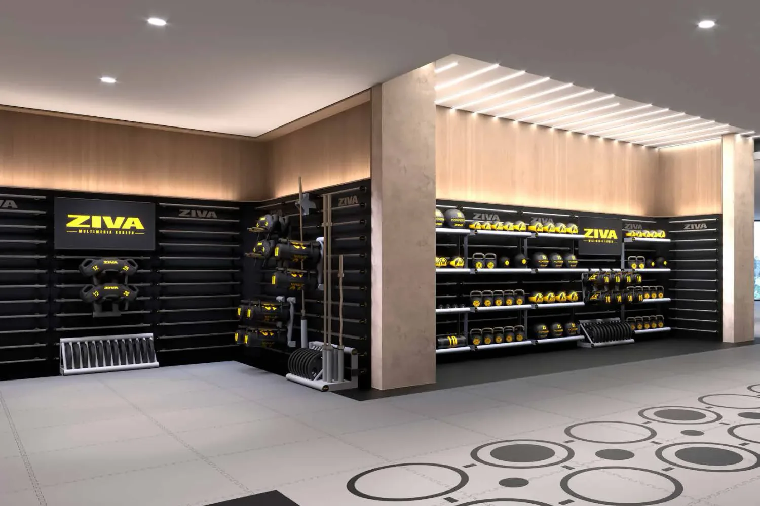 Khu sports cafe của trung tâm